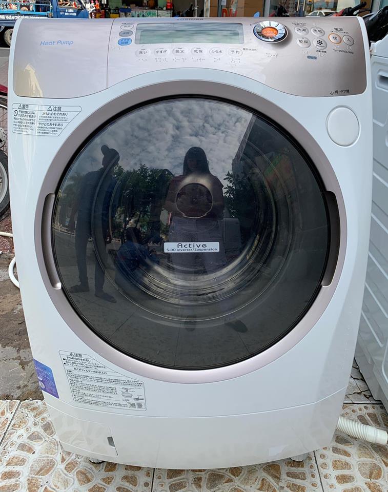 Máy giặt cũ nội địa TOSHIBA TW-Z390L sấy block DATE 2014