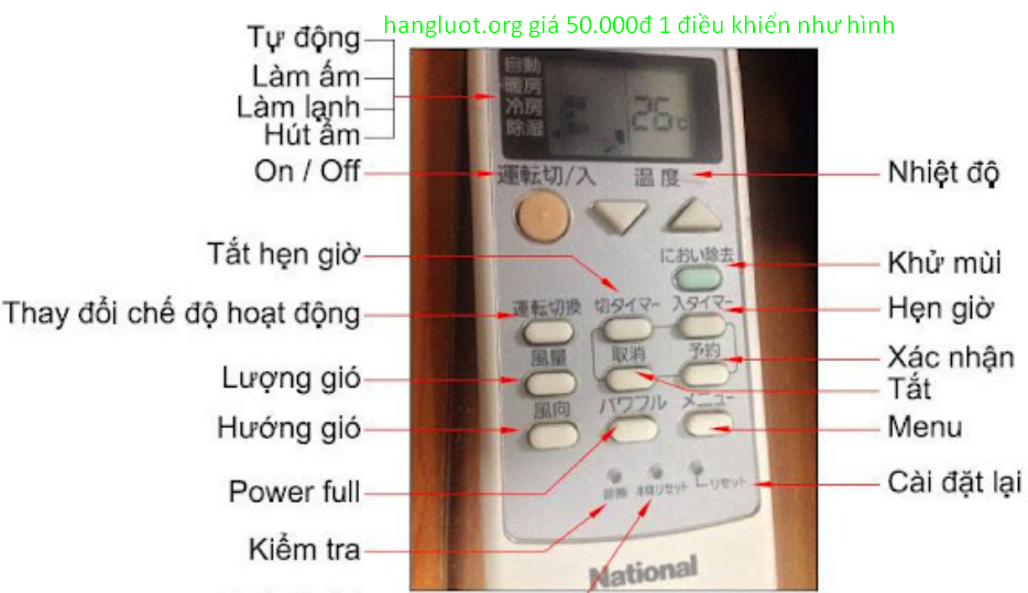 Hướng dẫn cách sử dụng điều khiển điều hòa daikin nội địa đơn giản nhất