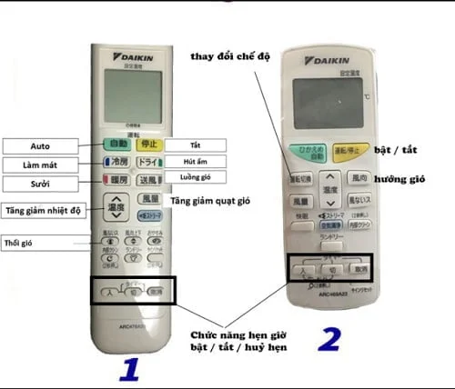 Fujitsu inverter điều khiển điều hòa fujitsu tiếng Nhật