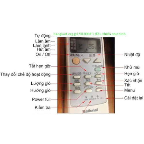 Hướng dẫn sử dụng điều khiển điều hòa fujitsu nội địa cho những ai chưa biết 