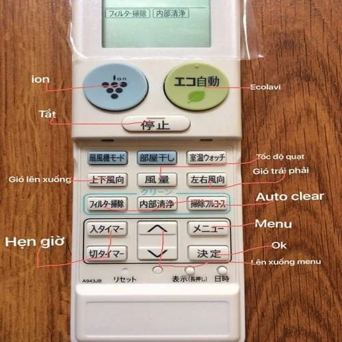 Hướng dẫn sử dụng điều hoà Sharp Nhật